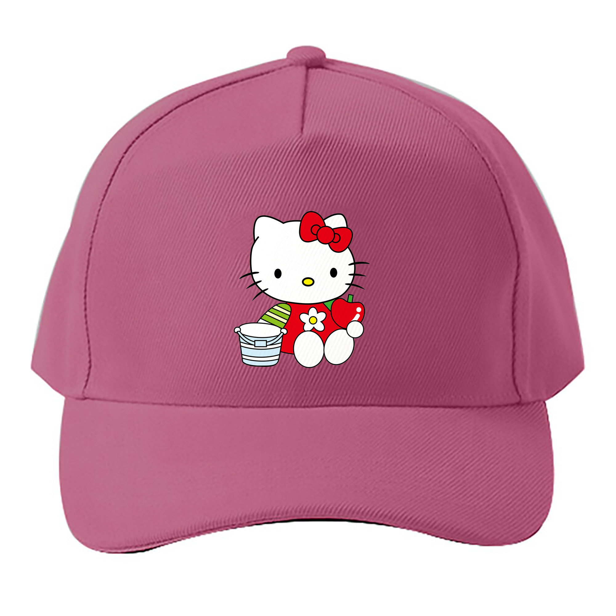 （画像用） Hello Kitty ハローキティ ベースボールキャップ 綿100％ 男女兼用 帽子 スポーツ